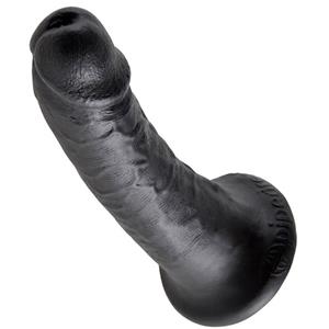 King Cock Dildo Zwart 15,2 cm