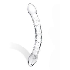 Glas Dubbele Glazen Dildo Transparant