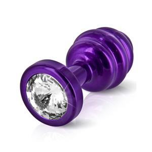 Diogol - Ano Butt Plug Geribbeld Zwart 30 Mm