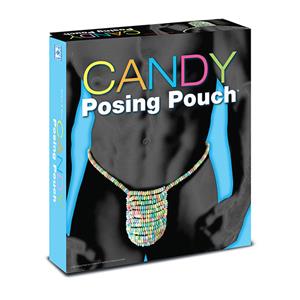 Spencer & Fleetwood Knabberwäsche „Candy Posing Pouch“ Herrenstring aus Zuckerperlen