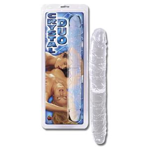 You2Toys Crystal Clear Dubbele Dildo      - Doorzichtig