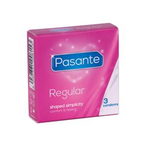 Pasante Regular Condoms 3 Stuks (3stuks)