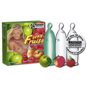 Secura Kondome Secura Sexy Fruits Condooms - 3 Stuks