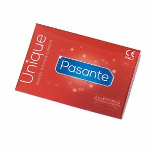 Pasante Unique Latexfreie Kondome 3 Stück