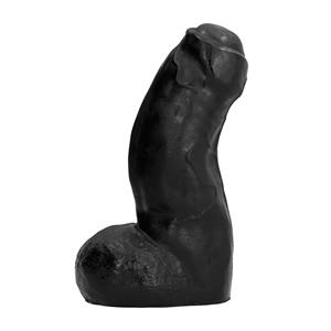 All Black Dildo - 17 cm