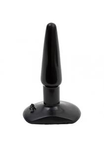 Zwarte kleine Classic Buttplug Smooth