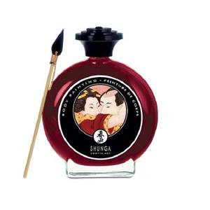 Shunga Bodypaint Strawberry Wine, 100 ml