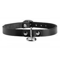 Strict Leather Unisex halsband met O-Ring