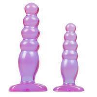 docjohnson Doc Johnson Crystal Jellies Anal Delight Trainer Set    - Paars
