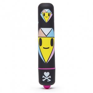 Tokidoki - Mini Bullet Vibrator Zwart Diamanten