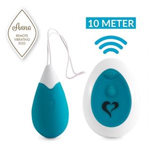 FeelzToys Anna Vibrating Egg Remote Groen