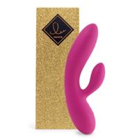 FeelzToys Lea Rabbit Vibrator Glitter Rood