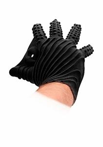 Shots Toys Fist It Silicone Glove: Masturbationshandschuh, schwarz