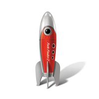 Retro Pocket Rocket, rood/zilver