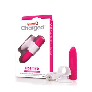 Charged Positive Vibrator Aardbei The Screaming O Charged