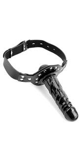 Knebel „Deluxe Ball Gag with Dildo“, mit Dildo