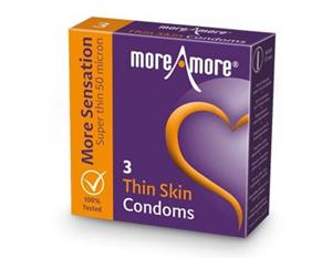 More Amore MoreAmore - Condom Thin Skin (3 pcs)