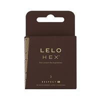 LELO HEX Respect XL - 3 Kondome