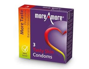 More Amore MoreAmore - Condom Tasty Skin (3 pcs)