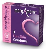 More Amore MoreAmore - Condom Fun Skin (3 pcs)