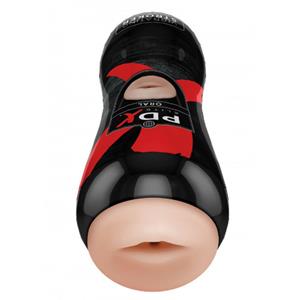 Pipedream PDX Elite Vibrating Oral Stroker: Masturbator, haut