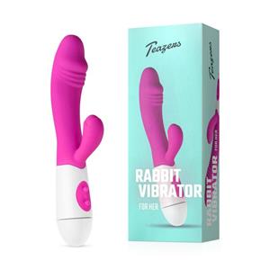 Teazers Realistische Rabbit Vibrator - Roze