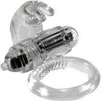 Eros Rabbit Silicone Vibrating Cockring Clear