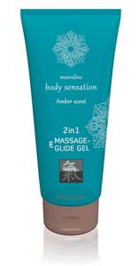 Massage- & Glide Gel 2 In 1 - Amber (200ml)