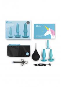 b-Vibe Anaal Training & Educatie Set Blauw