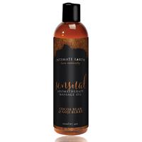 Intimate Earth - Sensual Massageöl Kakaobohne und Goji-Beere - 120 ml