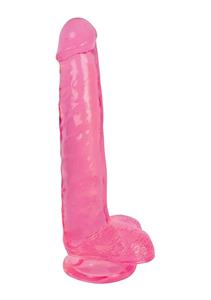 Lollicock Dildo Met Ballen 20 CM - Cherry Ice