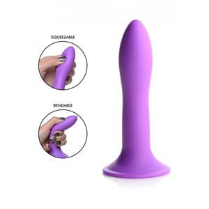 Squeeze-It Siliconen Dildo - Paars