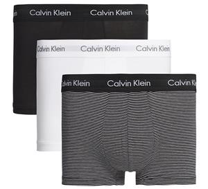 Calvin Klein Low Rise Trunk 3 Pack - Zwart/Wit/Grijs