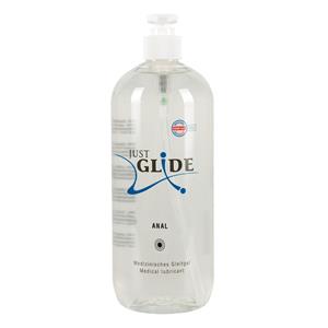 Just Glide anaal glijgel 1000ml pompfles waterbasis