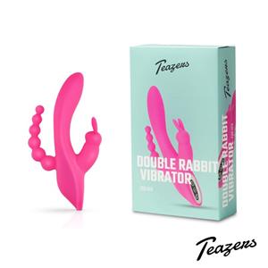 Teazers Dubbele Rabbit Vibrator