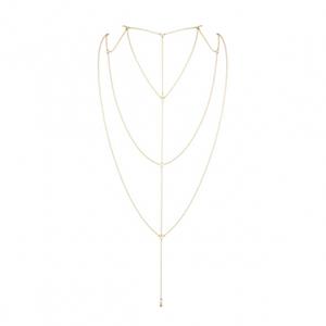 Bijoux Indiscrets Magnifique Gold 2 - Back & Cleavage Chain