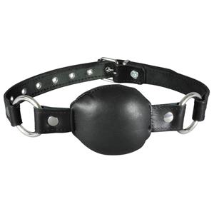 XXdreamSToys Leder-Mundknebel Kurz - Black