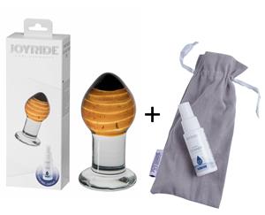 JOYRIDE Premium GlassiX Glazen Buttplug      - Gemengde kleuren