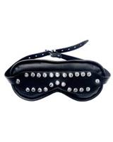 XXdreamSToys Leder Augenmaske mit Nieten - Black