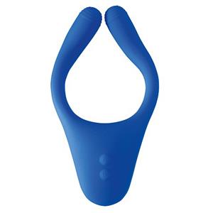 Erotic Treasure Beau Ments - Doppio Move Partner Vibrator - Blauw