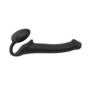 Strap-on-me Strap On Me - Strapless Voorbind Dildo - Maat M - Zwart (1st)