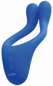 Erotic Treasure Beau Ments - Doppio Partner Vibrator - Blauw