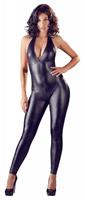 Cottelli Collection Sexy crotchless Wetlook Catsuit