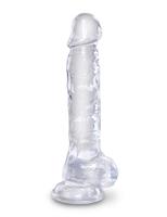 King Cock Realistische Dildo Met Ballen - Clear 8