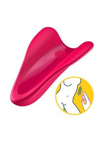 Satisfyer High Fly Fingervibrator - Rot