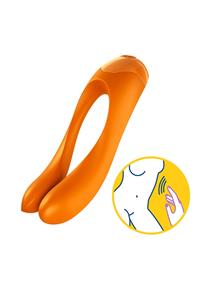 Satisfyer Candy Cane Fingervibrator - Orange