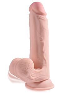 King Cock Plus Realistische Dildo Met Bewegende Balzak - 26 cm