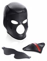 Master Series Scorpion Hood Met Afneembare Blinddoek En Mondmasker