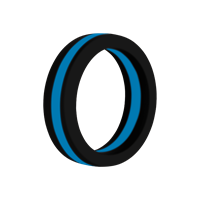 Blush Novelties 'Silicone GoPro Cock Ring', 3,6 - 5,6 cm