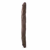 Dr Skin Dr. Skin - Realistische Dubbele Dildo 35 cm - Chocolate